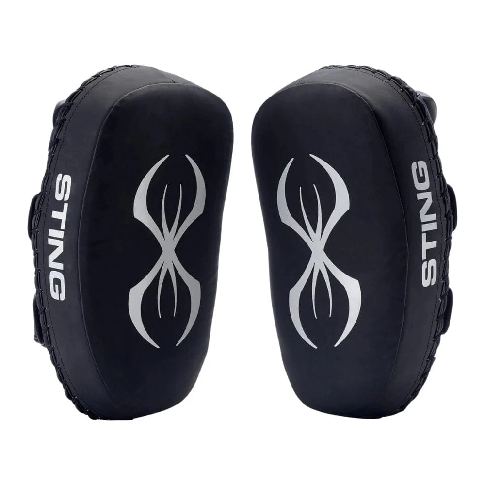 Sting Python Thai Kick Pads Black/White