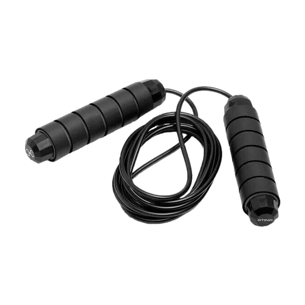 Sting Speedplus Skipping Rope Black/Black