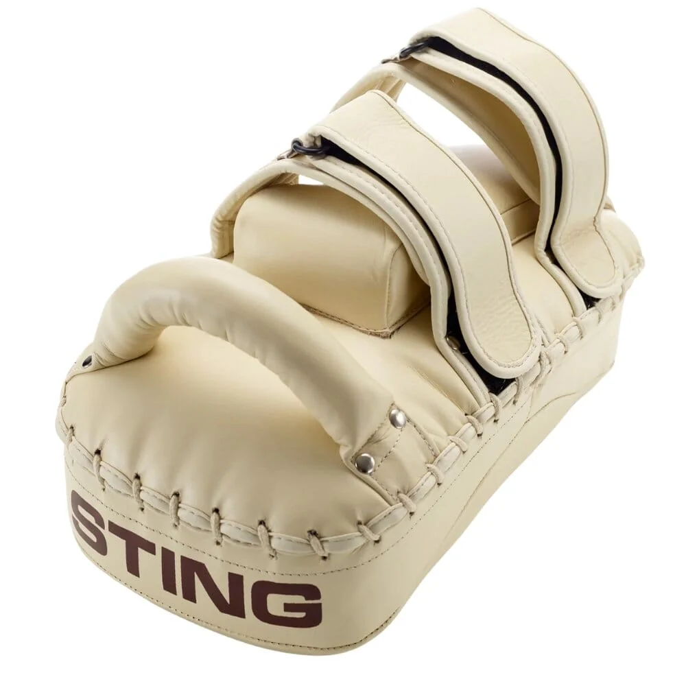 Sting Taipan Thai Kick Pads Beige/Brown - Image 5