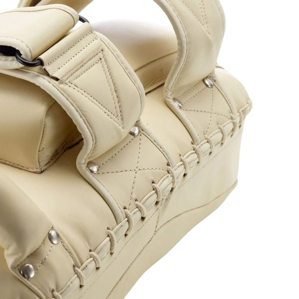 Sting Taipan Thai Kick Pads Beige/Brown - Image 6