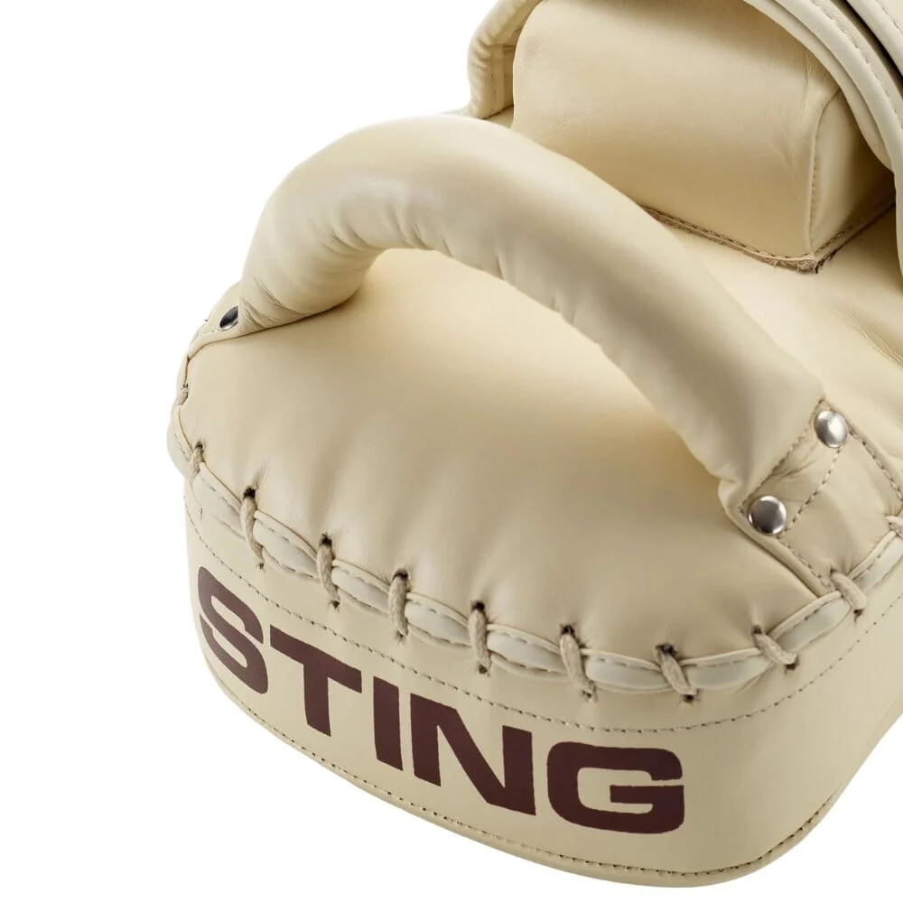 Sting Taipan Thai Kick Pads Beige/Brown - Image 7