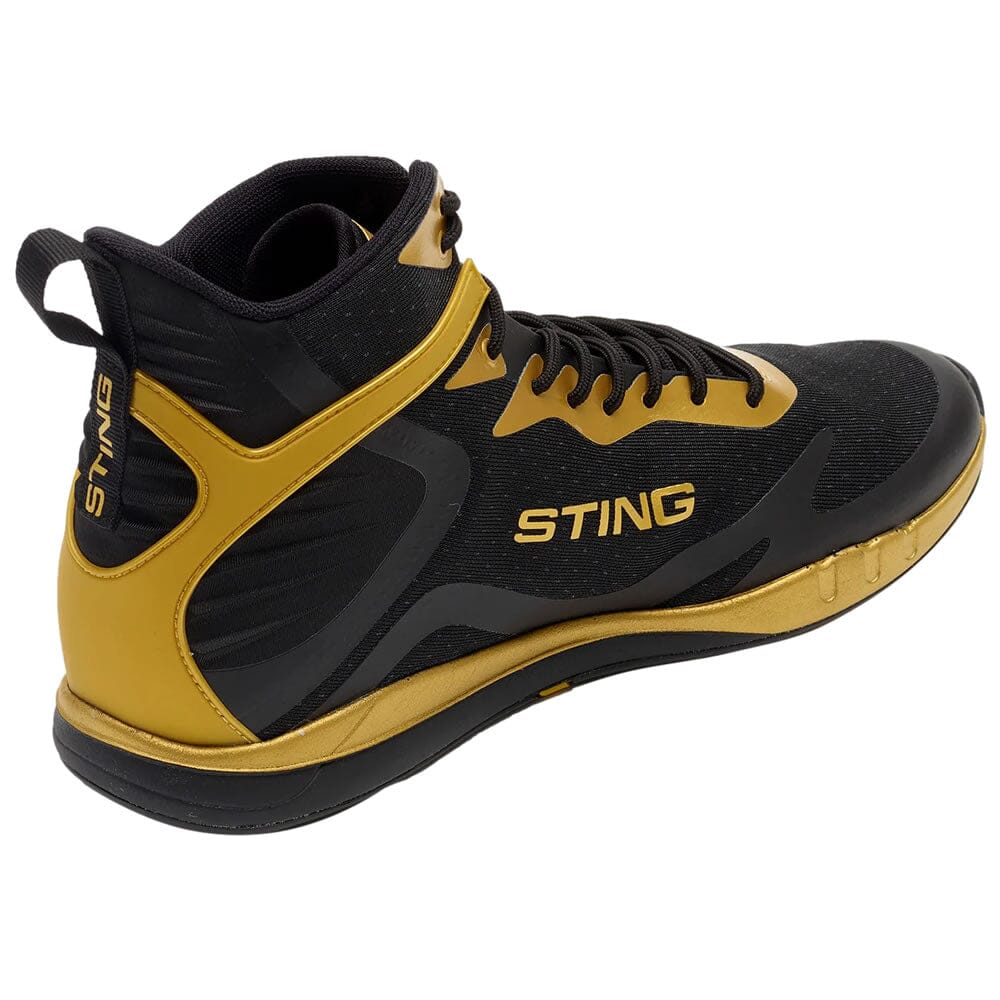 Sting Viper Boxing Shoe 2.0 Black/Gold - Image 3