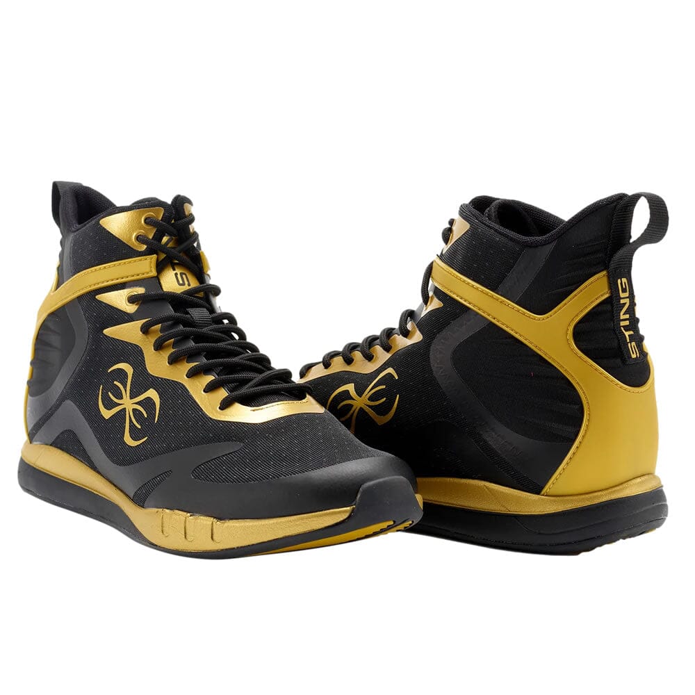 Sting Viper Boxing Shoe 2.0 Black/Gold - Image 7