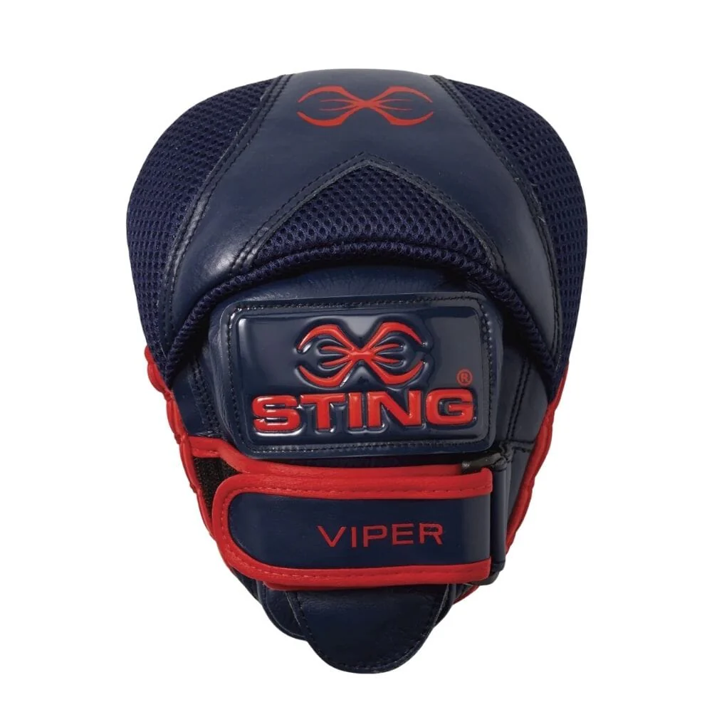 Sting Viper Speed Focus Mitts Navy/Red - Image 2