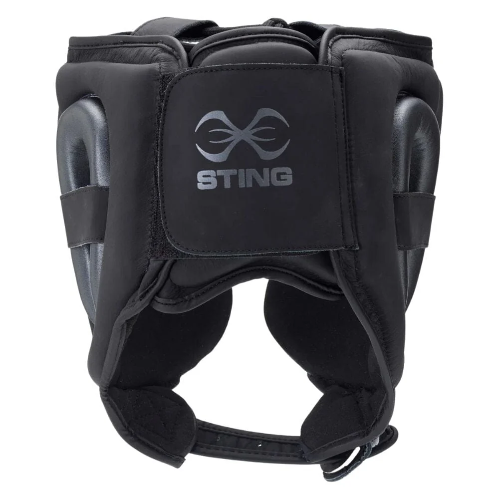 Sting Viper X Gel Full Face Head Guard Black/Grey - Image 3