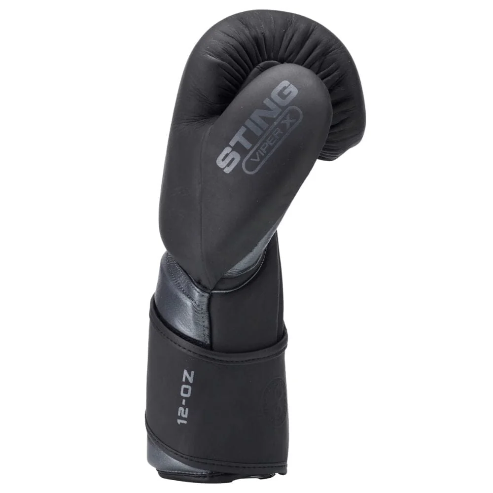 Sting Viper X Sparring Gloves Black/Grey - Image 2