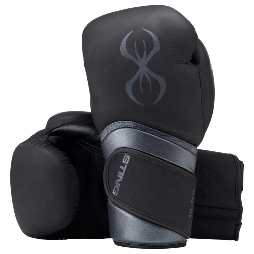 Sting Viper X Sparring Gloves Black/Grey - Image 6