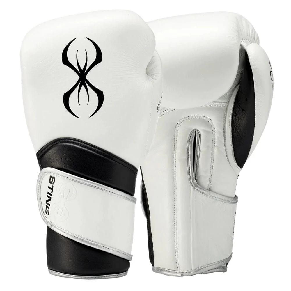 Sting Viper X Sparring Gloves White/Black/Silver