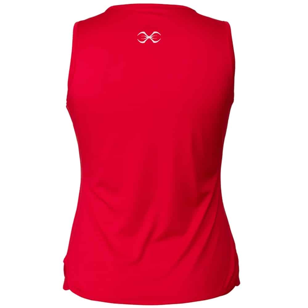 Sting Womens Mettle Boxing Singlet IBA Approved Red - Image 2