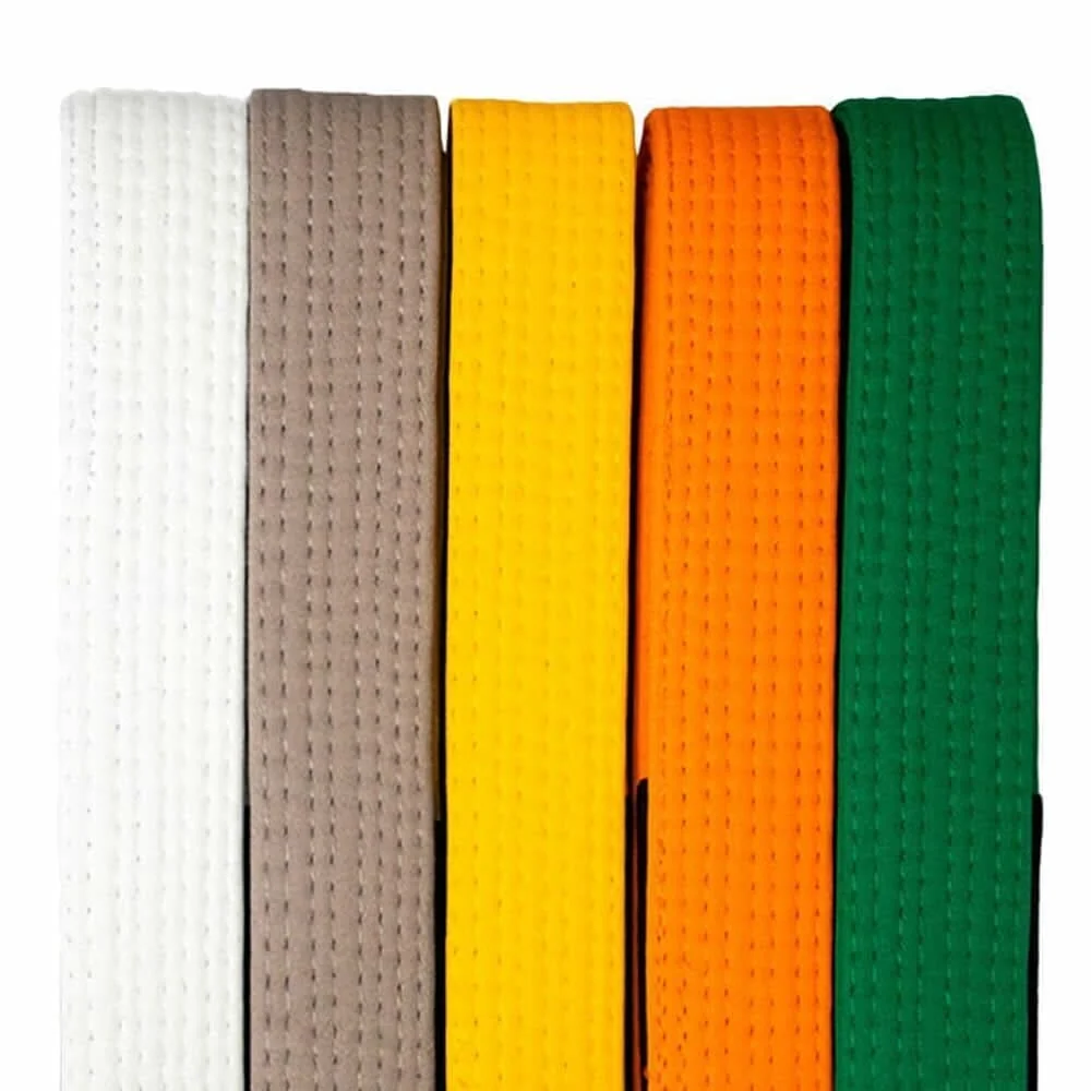 Tatami IBJJF Kids Rank Belt Solid Colour Grey - Image 2