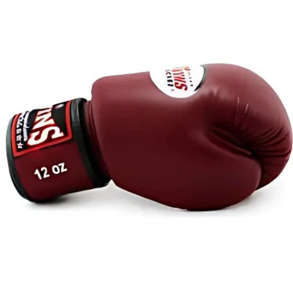 Twins BGVL3 Muay Thai Boxing Gloves Burgundy - Image 2