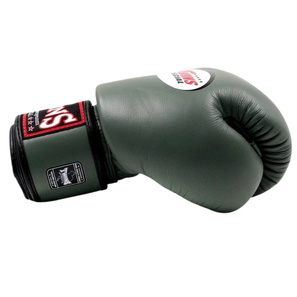 Twins BGVL3 Muay Thai Boxing Gloves Olive - Image 3