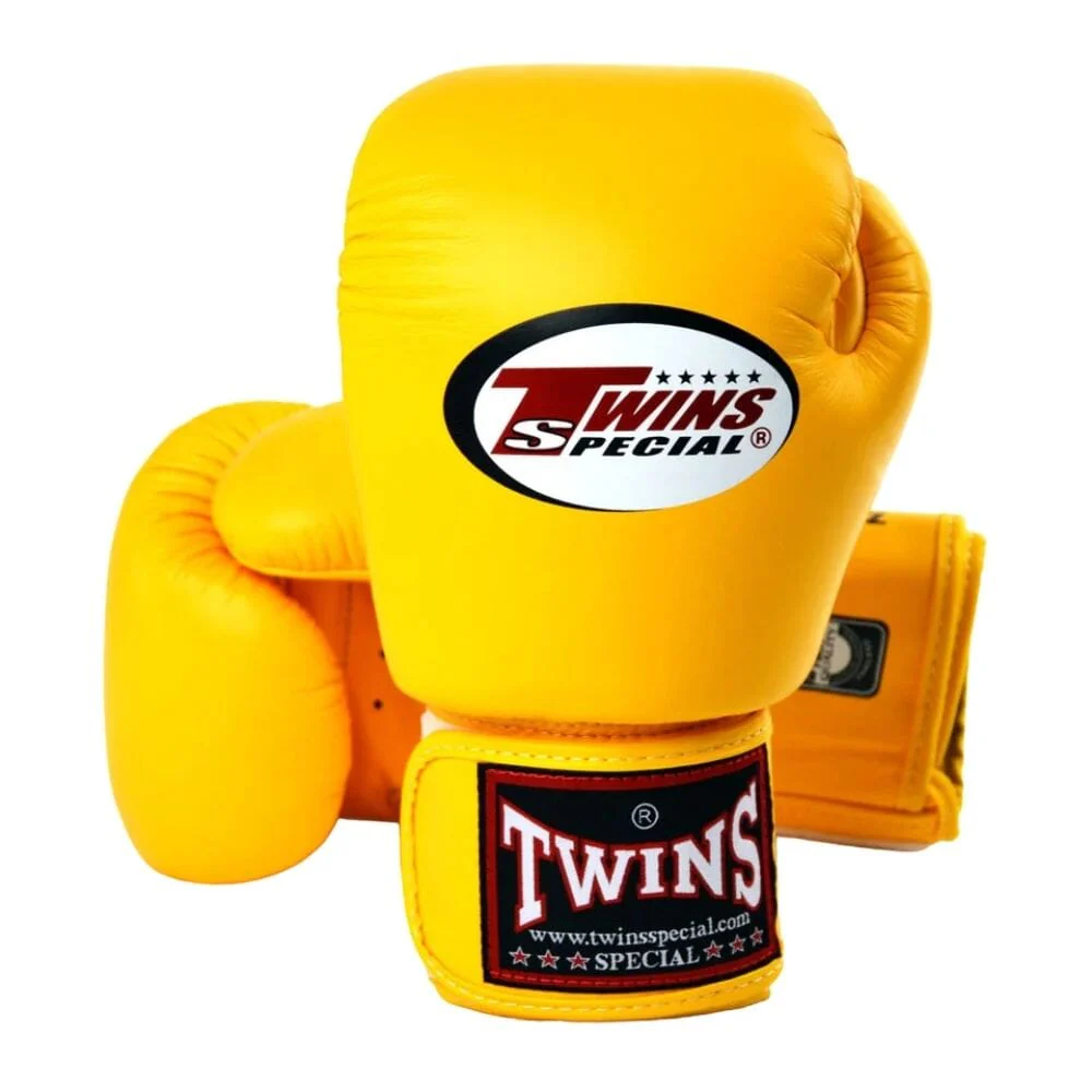 Twins BGVL3 Muay Thai Boxing Gloves Yellow - Image 4