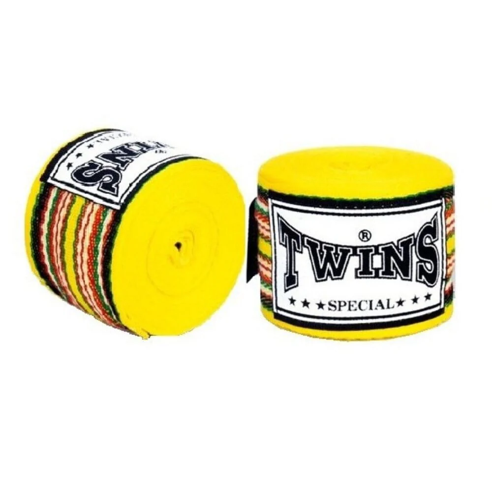 Twins CH2 Hand Wraps Yellow