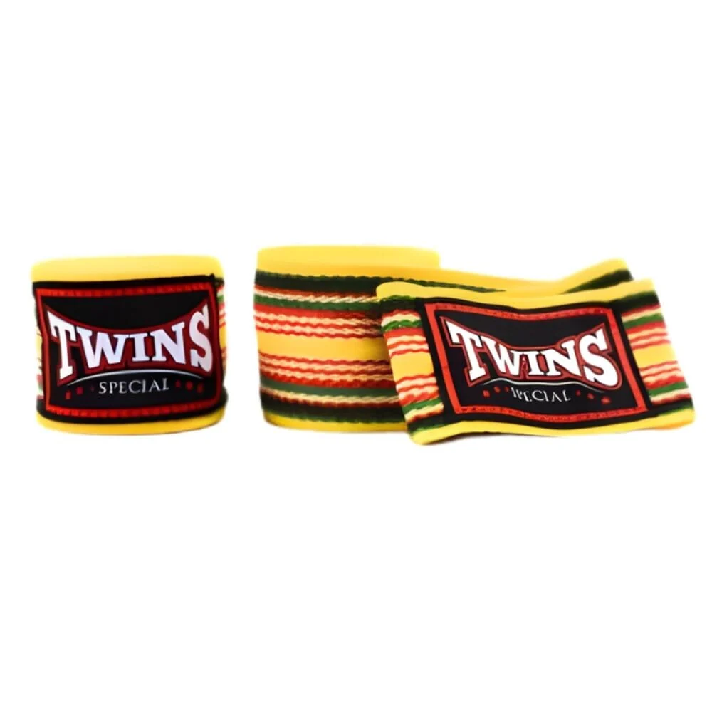 Twins CH2 Hand Wraps Yellow - Image 2