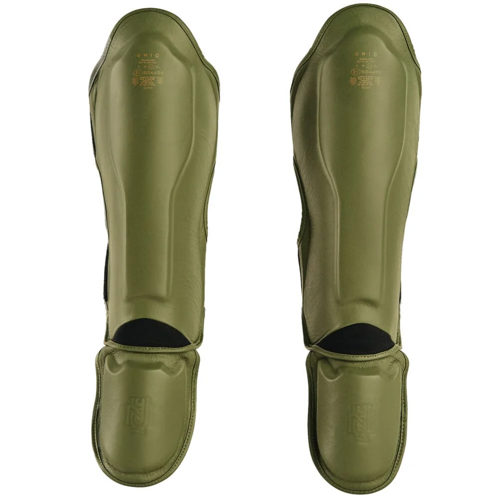UNIQ Classic Shin Guards Khaki