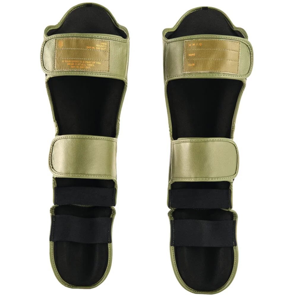 UNIQ Classic Shin Guards Khaki - Image 2