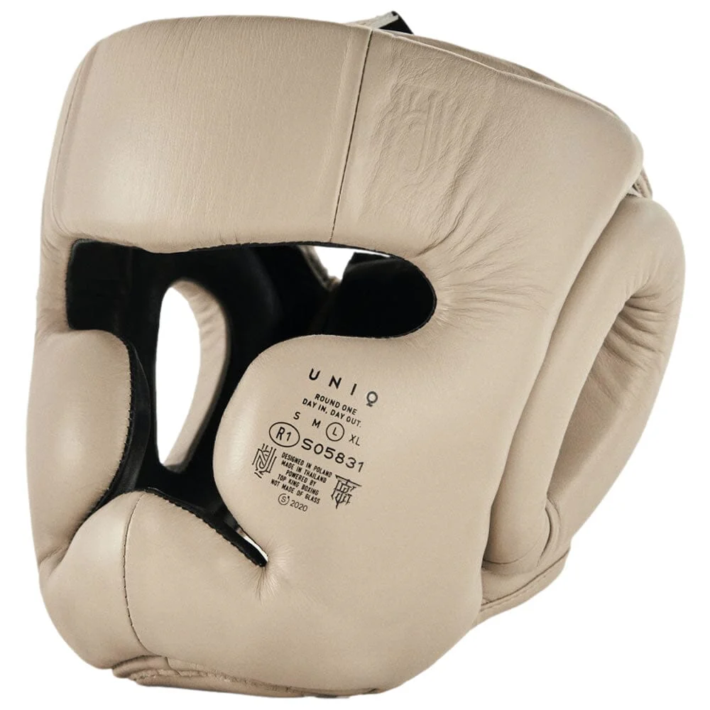 UNIQ Full Coverage Classic Boxing Head Guard Beige