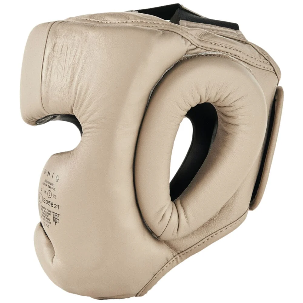 UNIQ Full Coverage Classic Boxing Head Guard Beige - Image 2