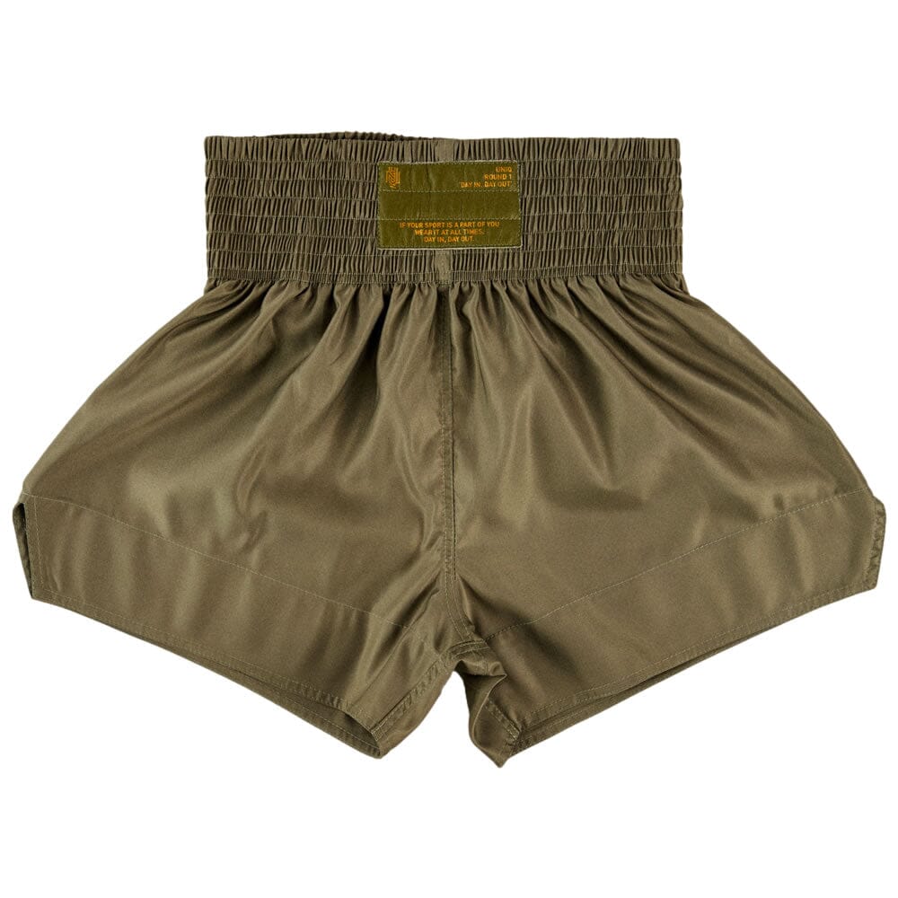 UNIQ Muay Thai Shorts Classic Khaki