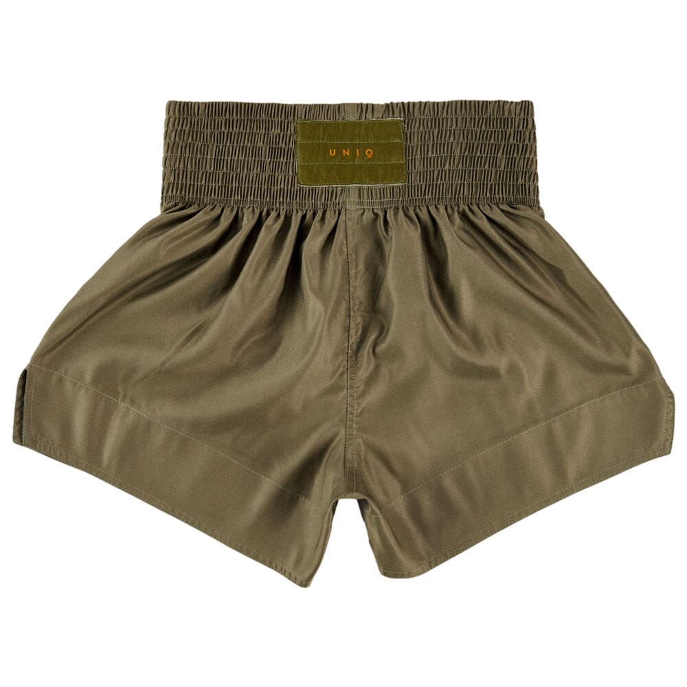 UNIQ Muay Thai Shorts Classic Khaki - Image 2