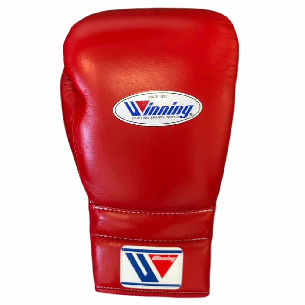 Winning MS-Series Lace Up Boxing Gloves Red - Image 2