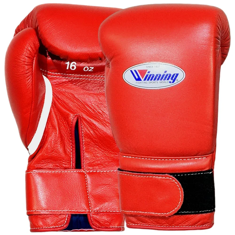 Winning MS-Series Velcro Boxing Gloves Red