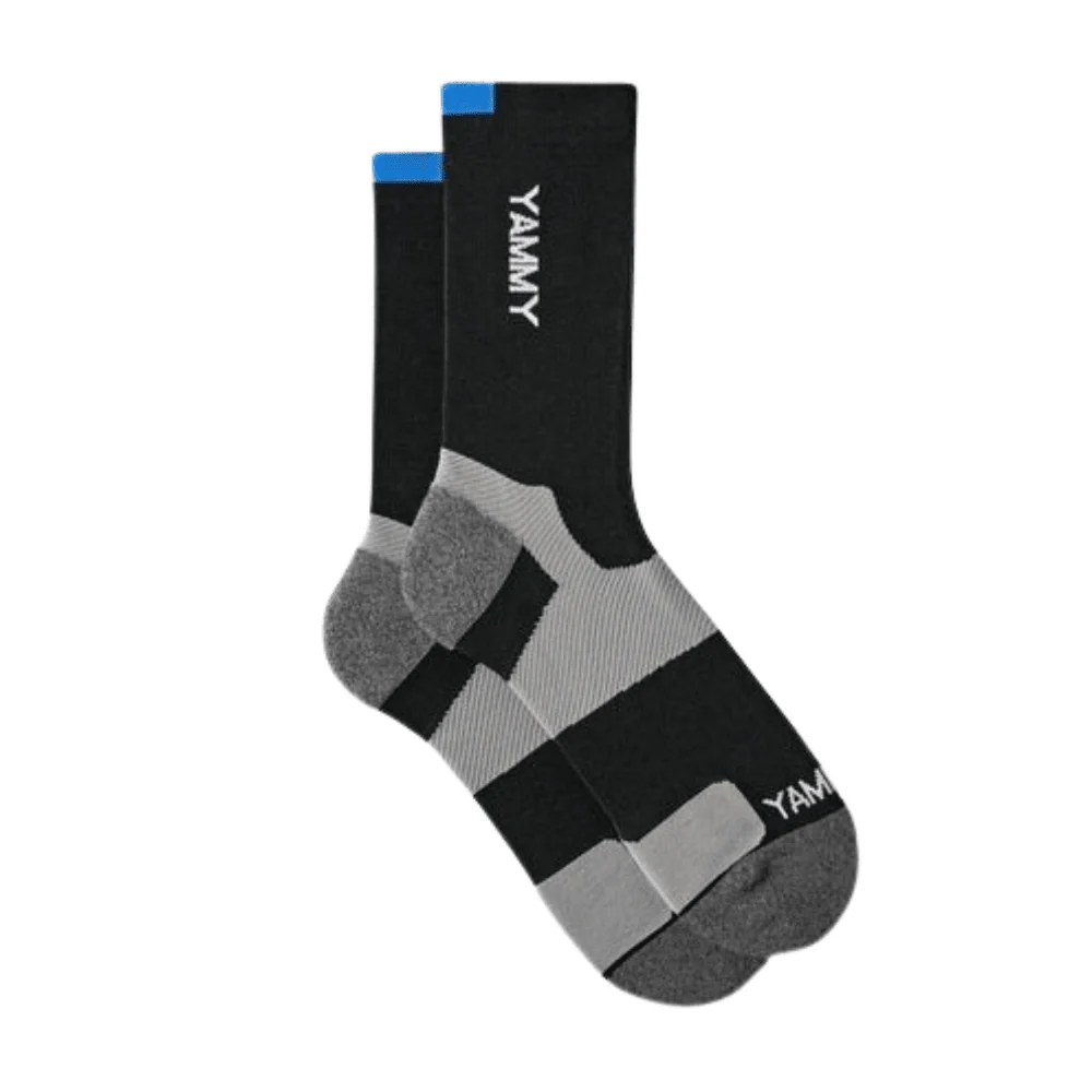 YAMMY Boxing Black Flux Mid Tech Socks