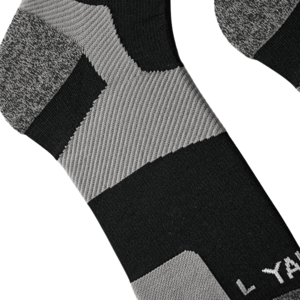 YAMMY Boxing Black Flux Mid Tech Socks - Image 3