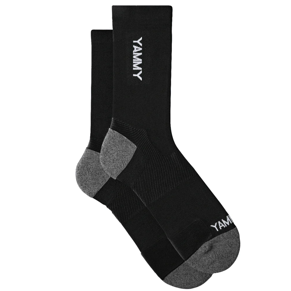 YAMMY Boxing Black/White Flux Mid Tech Socks