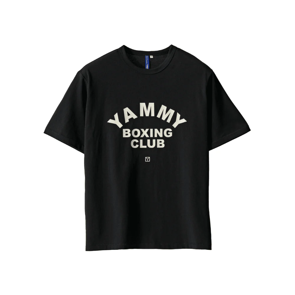 YAMMY Boxing Club T-Shirt Black/Off-White