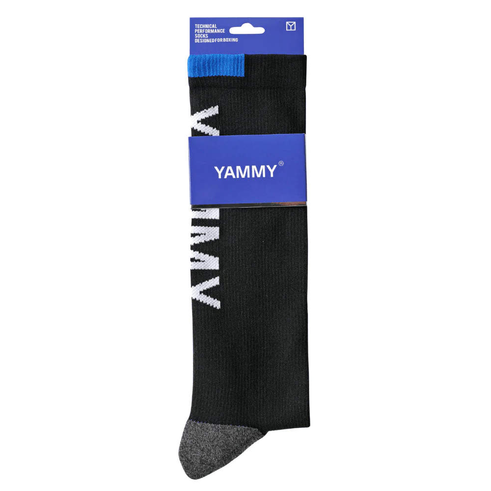 YAMMY Boxing Project Black Tall Socks - Image 2
