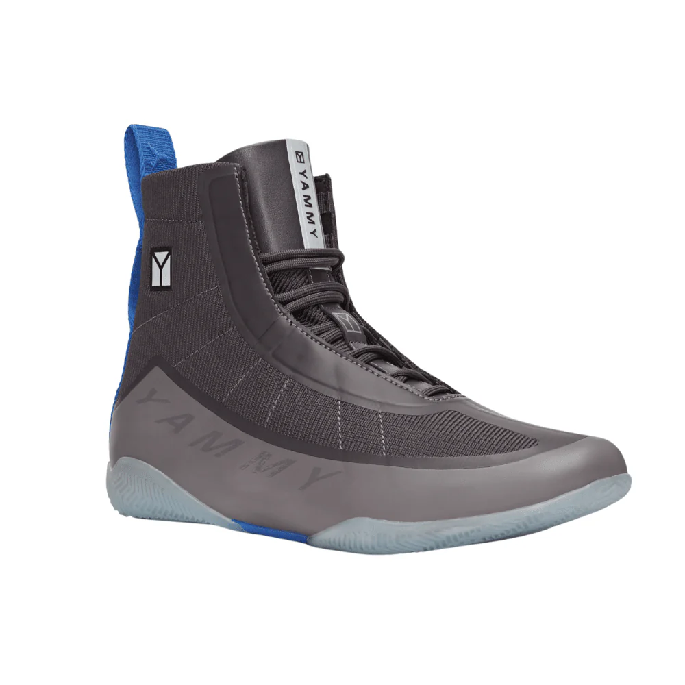 YAMMY Flux Charcoal Mid Boxing Shoes - Image 2