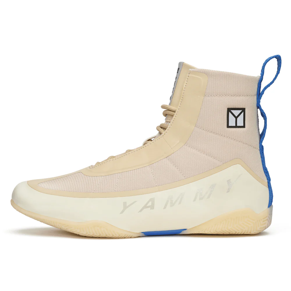 YAMMY Flux Beige Mid Boxing Shoes