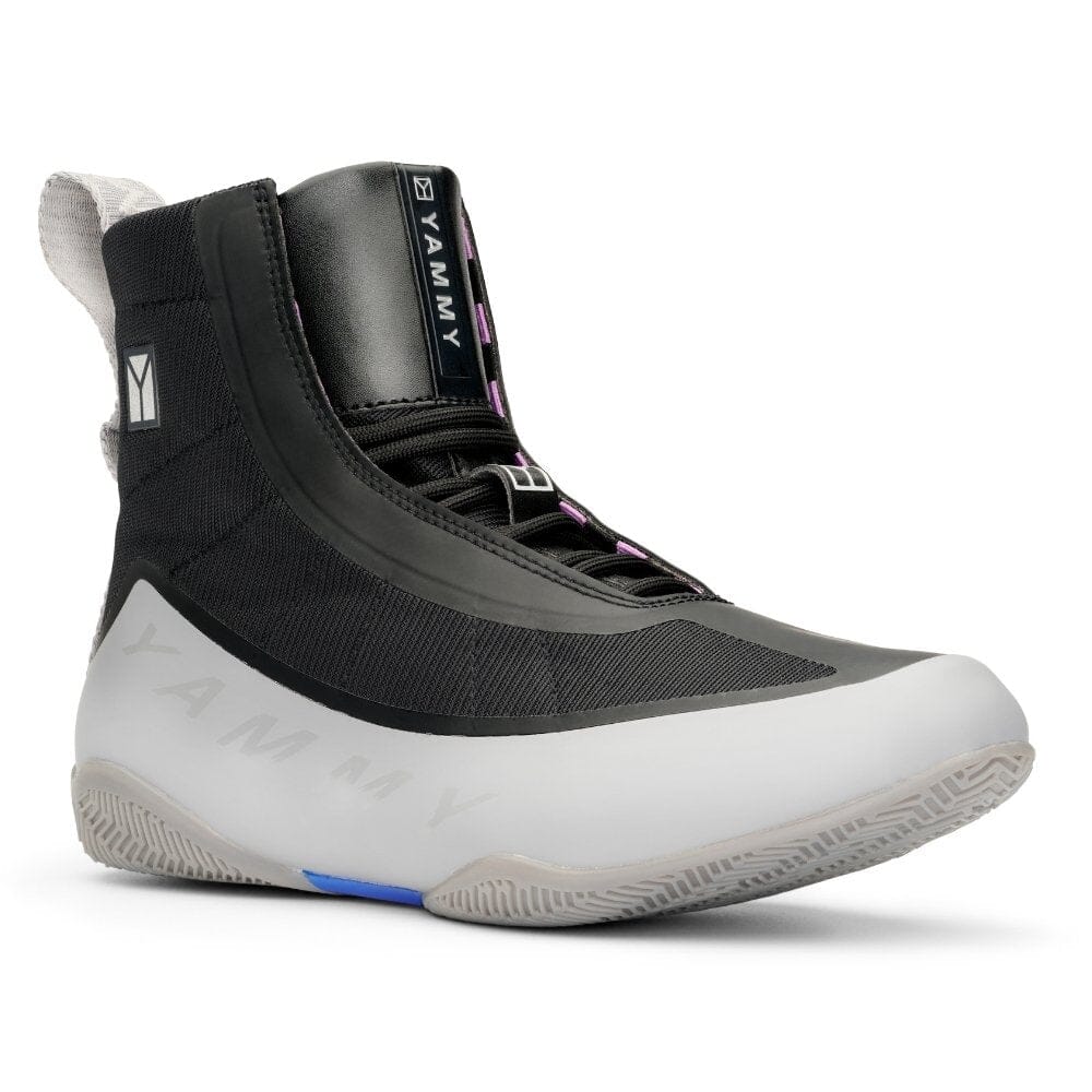 YAMMY Flux Mid Boxing Shoes Black/Warm Grey - Image 2