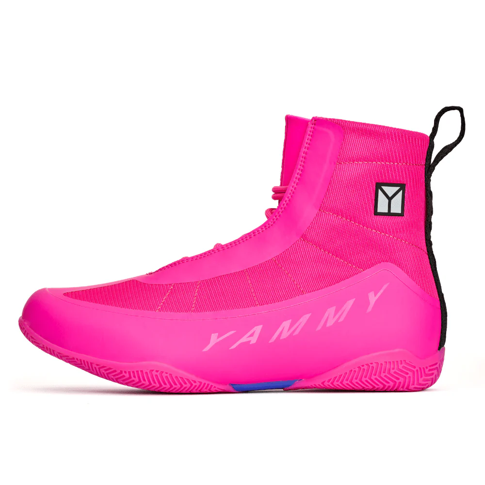 YAMMY Flux Pink Mid Boxing Shoes