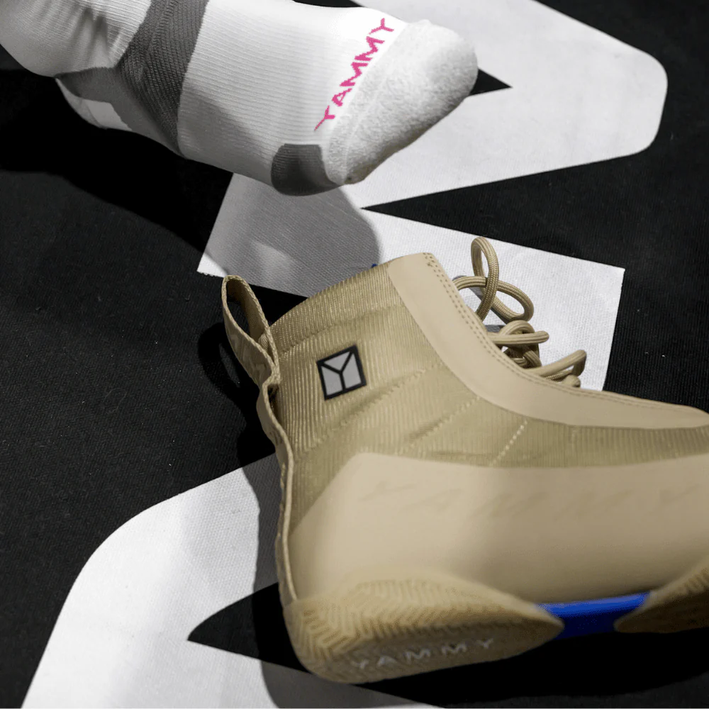 YAMMY Flux Tan Mid Boxing Shoes - Image 10