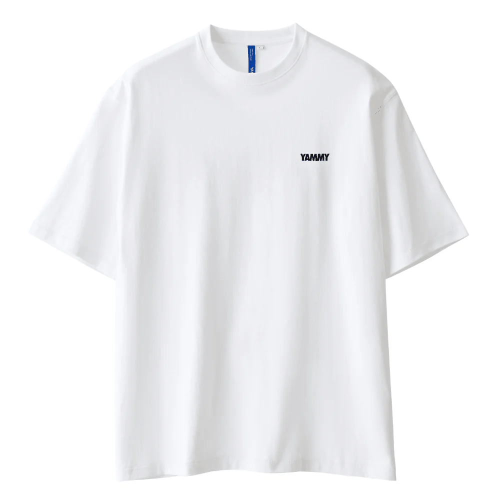 YAMMY White Billboard T-Shirt - Image 2