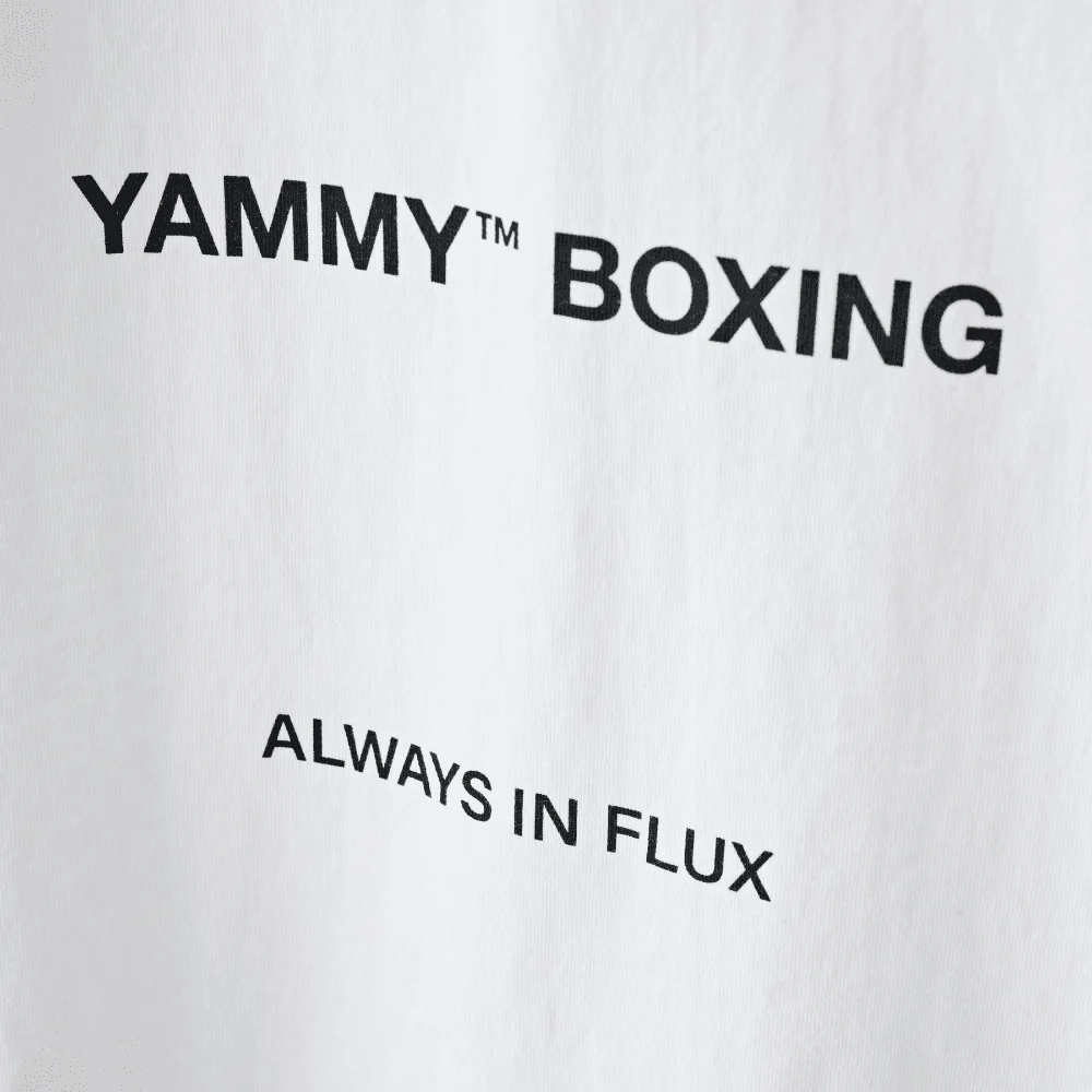YAMMY White Billboard T-Shirt - Image 3