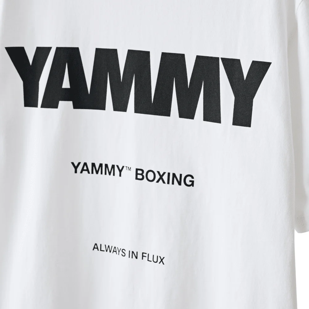 YAMMY White Billboard T-Shirt - Image 4